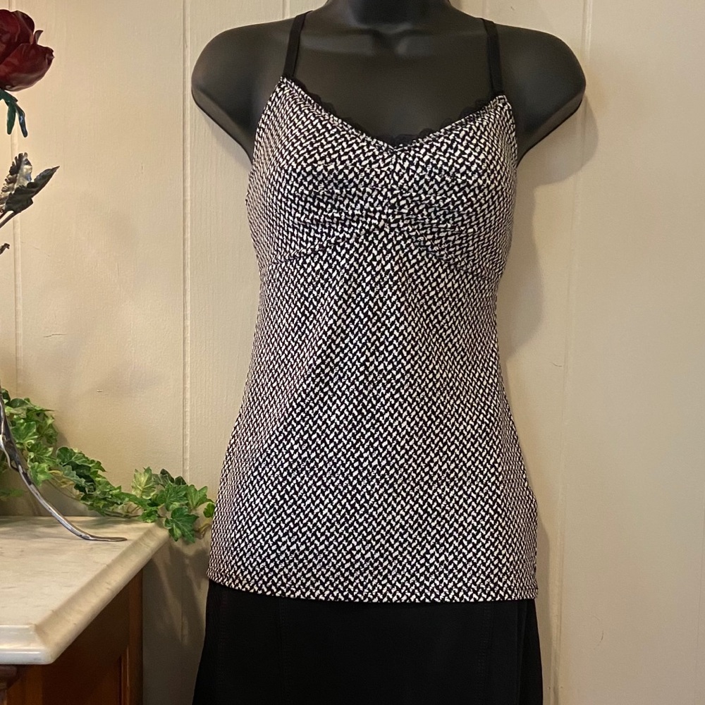 WHBM Camisole Houndstooth, sz S